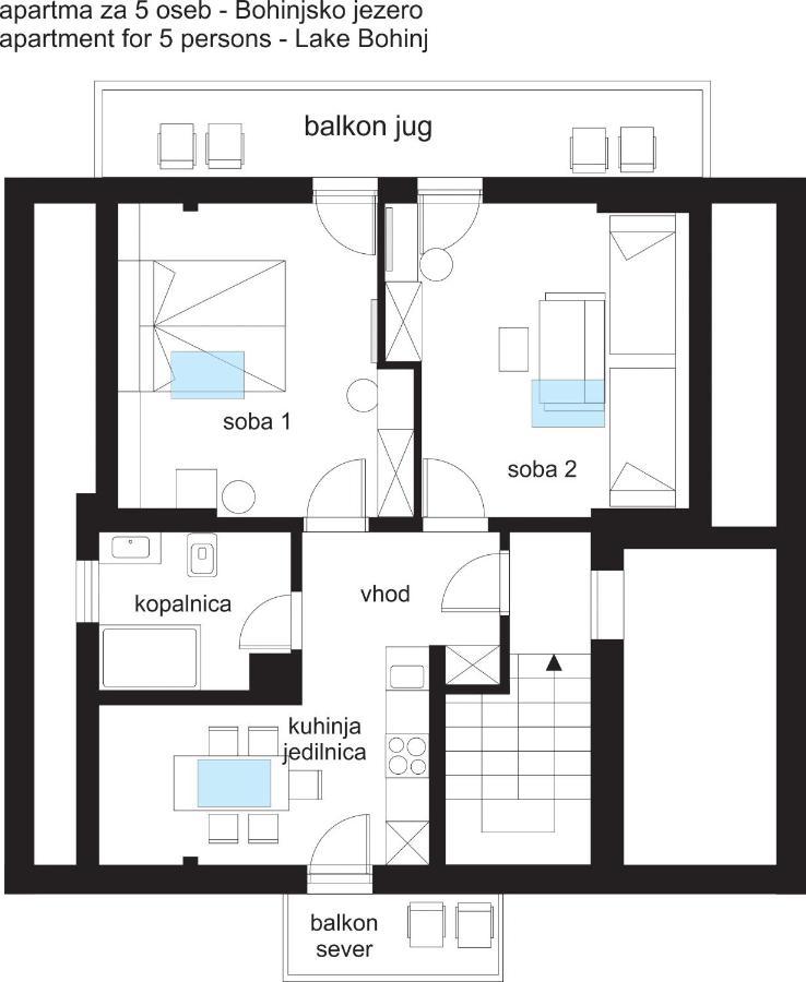 Accommodation Destina, Lake Bohinj Εξωτερικό φωτογραφία